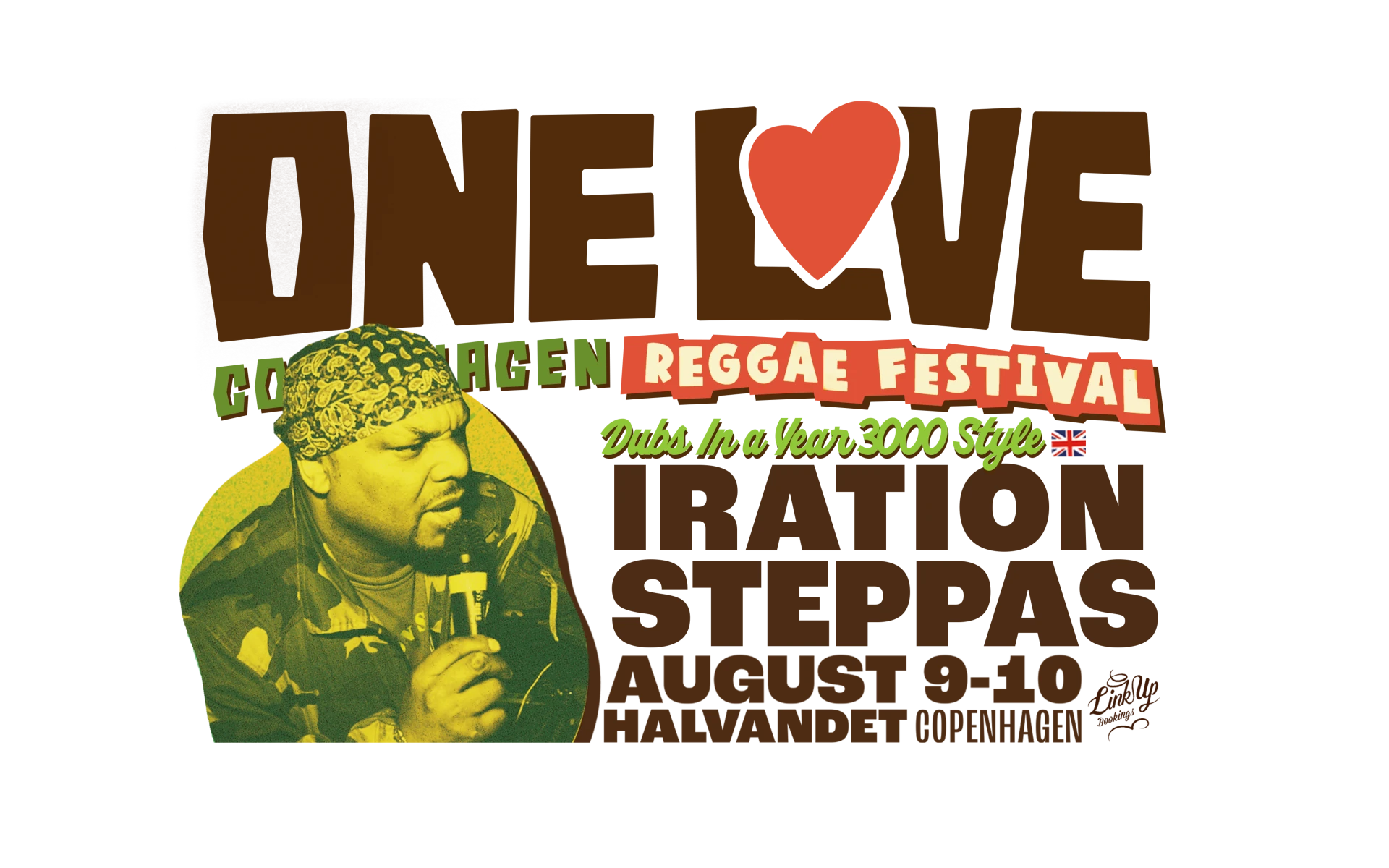 Iration Steppas performing at One Love Copenhagen 2024, a must-see act for reggae music lovers