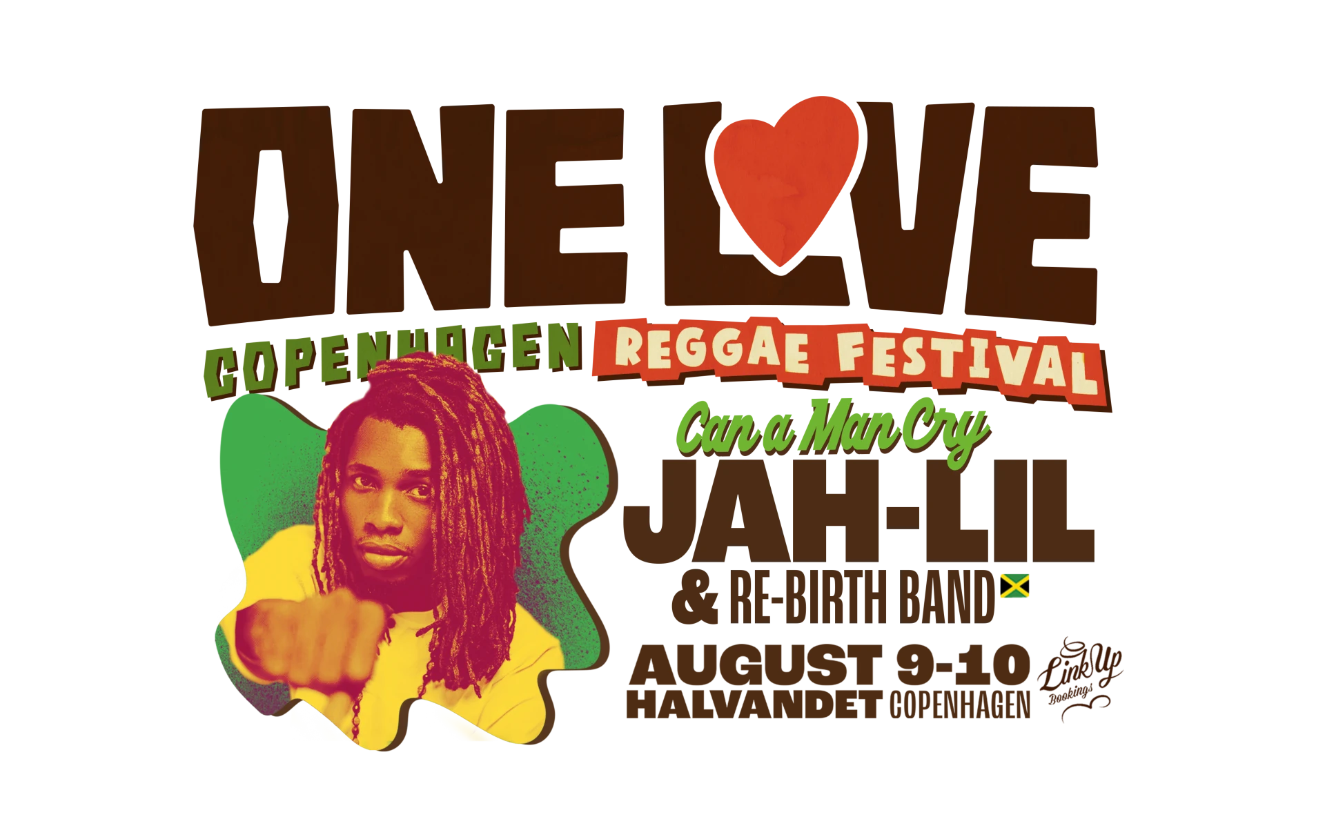 Jahlil performing at One Love Copenhagen 2024, a must-see act for reggae music lovers
